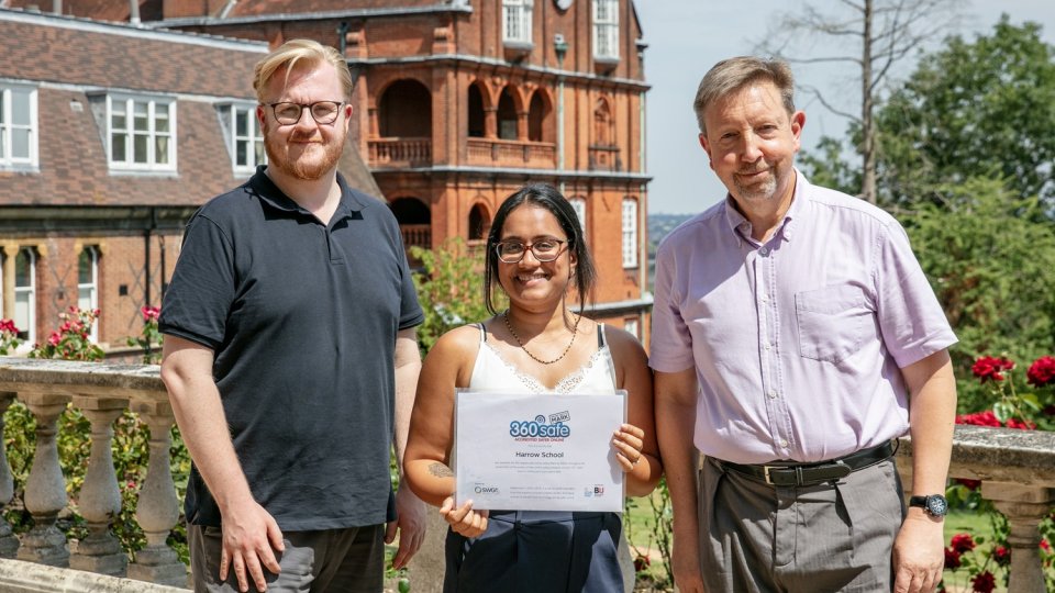 Harrow School Achieves the Online Safety Mark