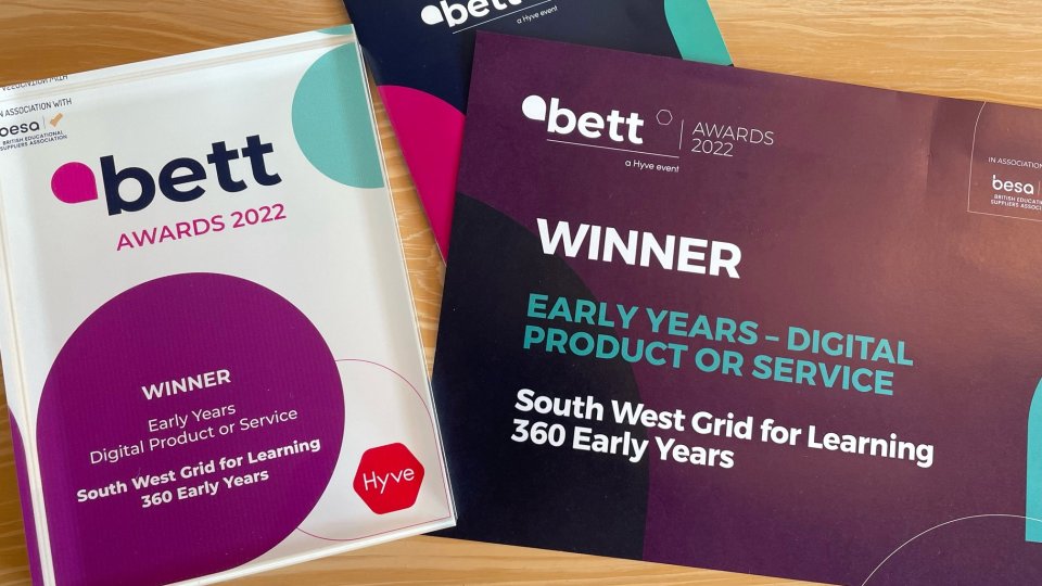 360 Early Years Wins Bett Award