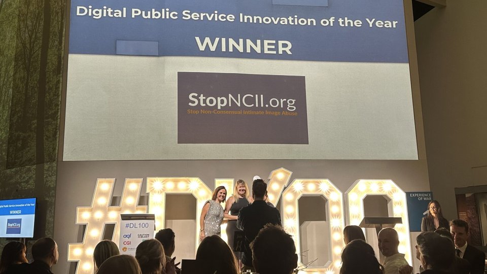 StopNCII.org Wins at the Digital Leaders 100 Awards