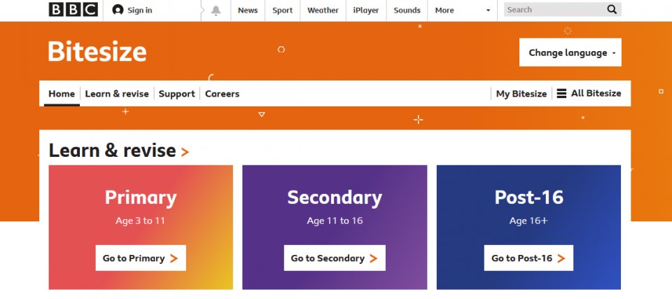 BBC Bitesize Website